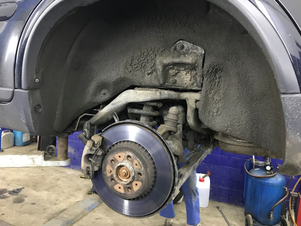 замена тормозных дисков Volvo xc90